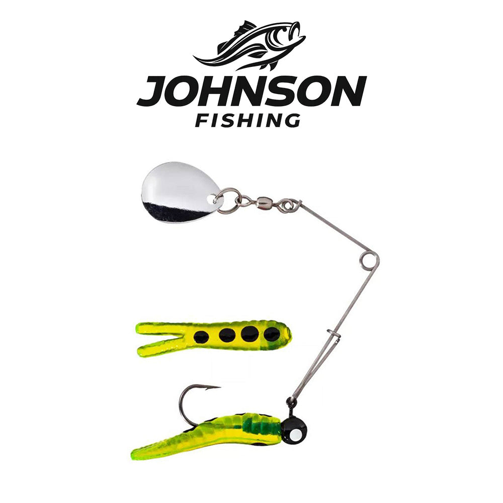 Johnson Fishing Beetle Spin Nickel 2-in-1 ¼ oz 6-Pack