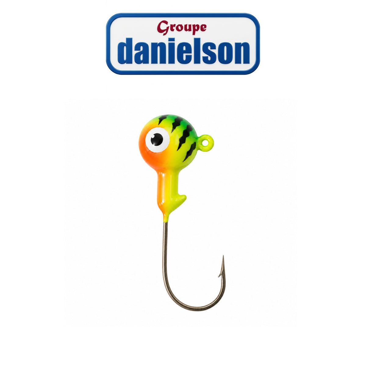 Danielson Painted Lead Jig Head with Corrosion-Resistant Hook