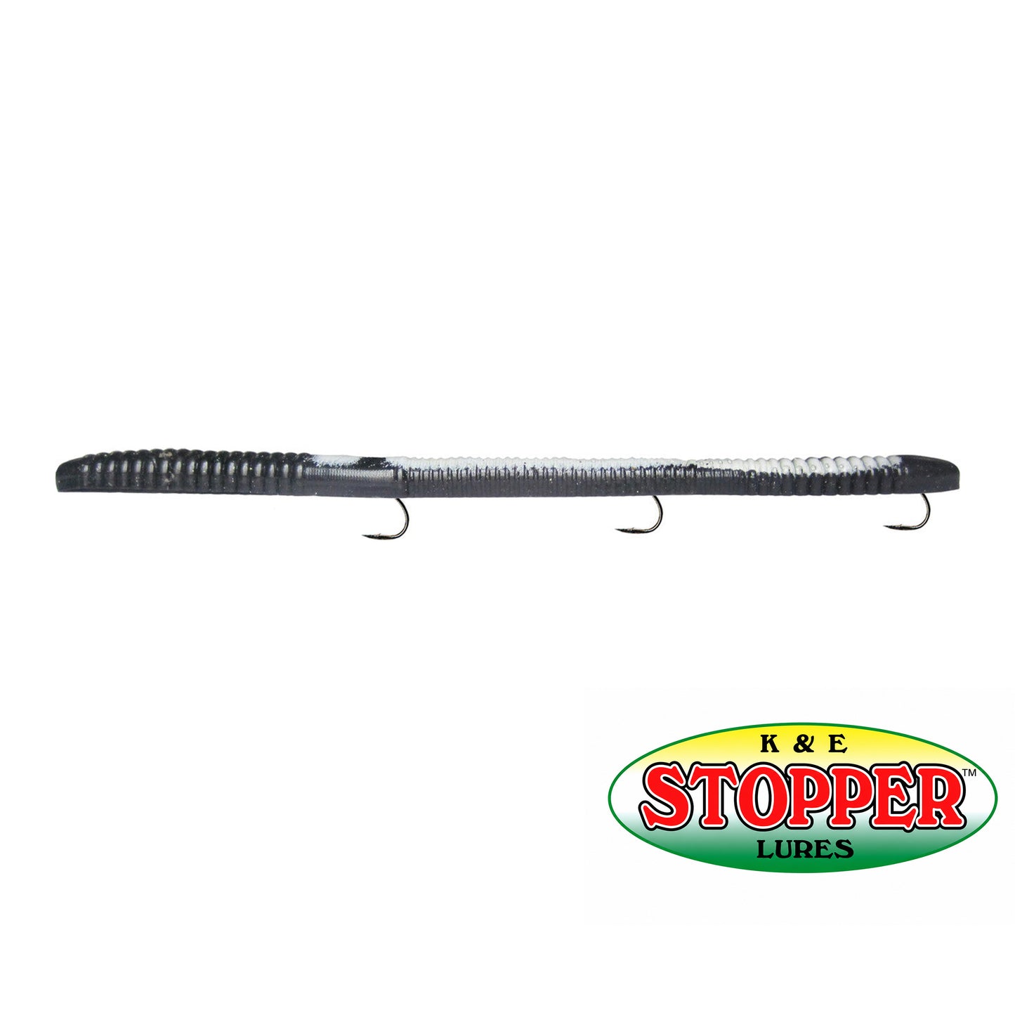 K&E Mag Stopper Regular Hook for Magnum 6" Worms 6/pack