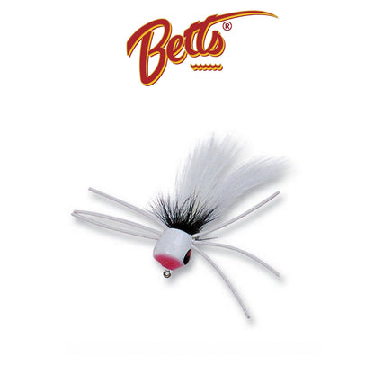 Betts Pop Hop Lumiglow Fly Fishing Popper Sizes 10 and  12 – White, Chartreuse and Glow