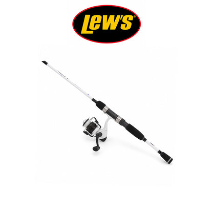 Lew’s American Hero Medium/Fast Spinning Combo 2-Piece Graphite Rod, 6’ - 7’, Reel Sizes 20/30/40, Ambidextrous