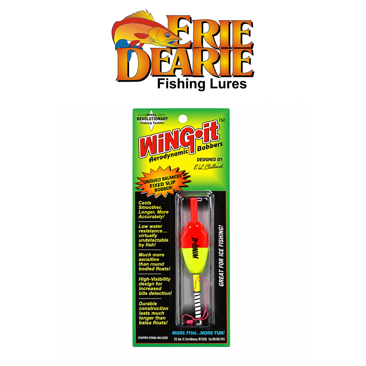 Carlson Fishing Bobber – High-Visibility Bite Indicator Float