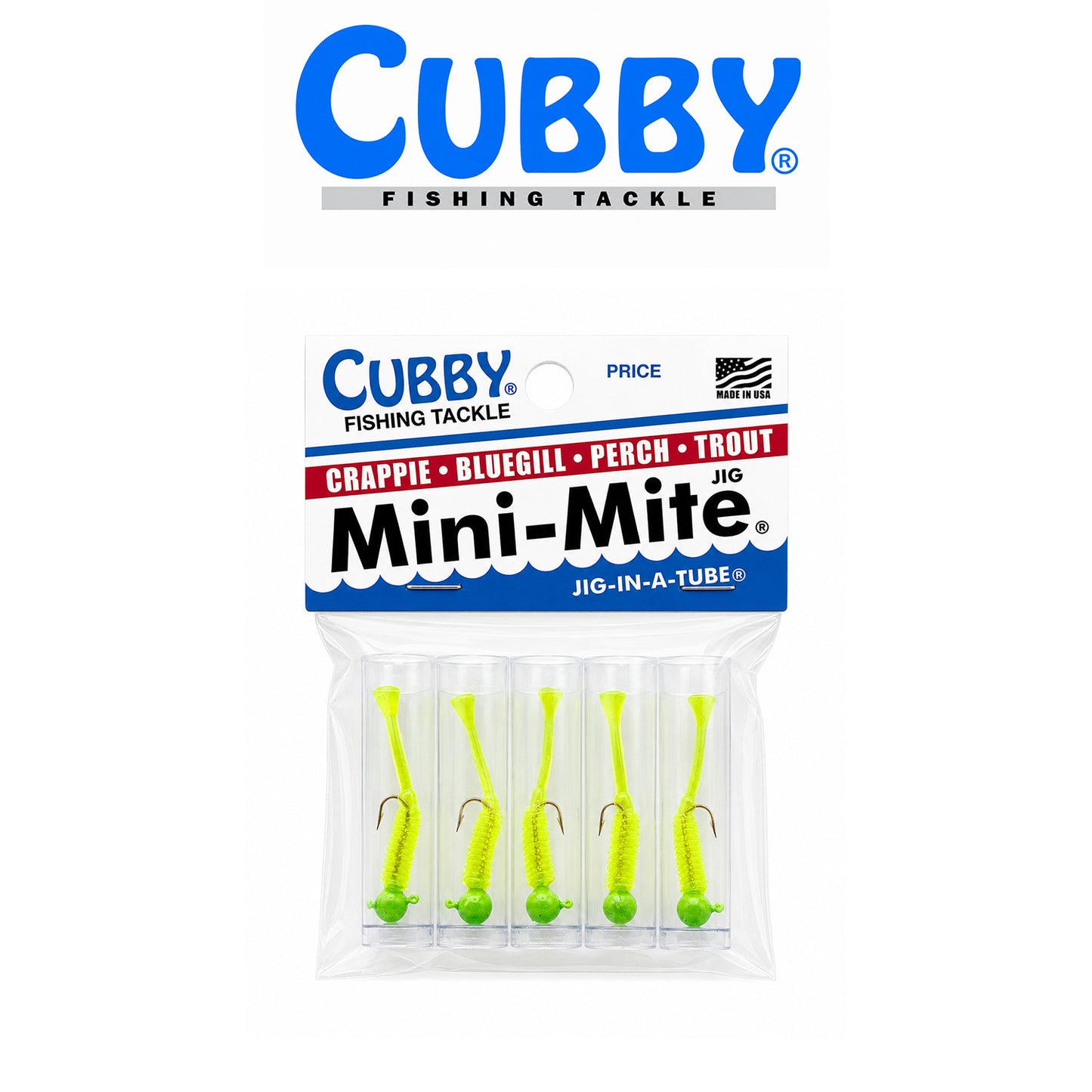 Cubby Mini-Mite Jig in a Tube 5pk 1/32 oz