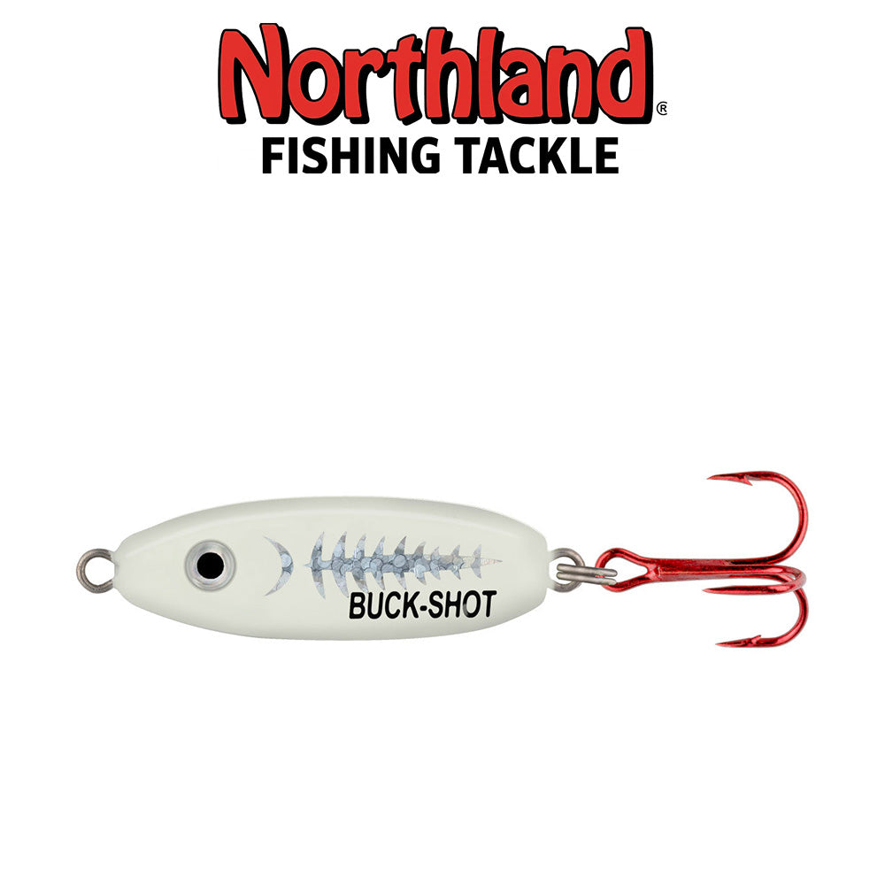 Buck-Shot Rattle Spoon Ice Fishing Lure