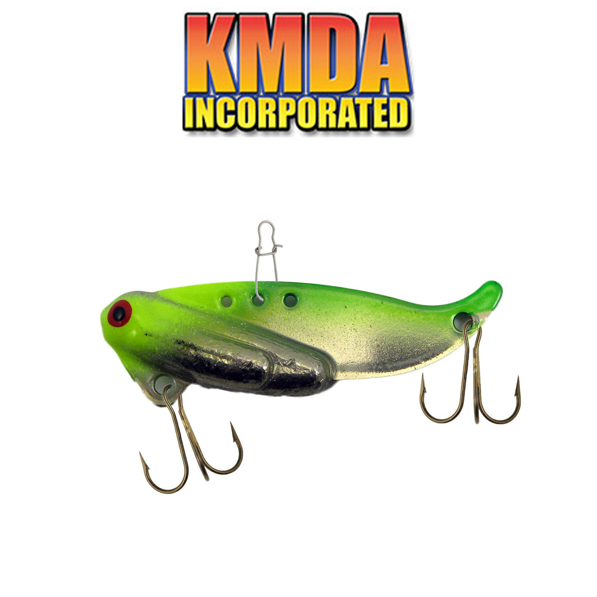 KMDA VibE Blade Bait 1/4 oz. Premium Metal Fishing Lure for Casting, Jigging & Trolling