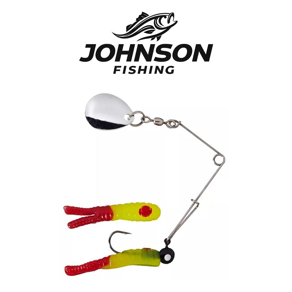 Johnson Fishing Beetle Spin Nickel 2-in-1 ¼ oz 6-Pack