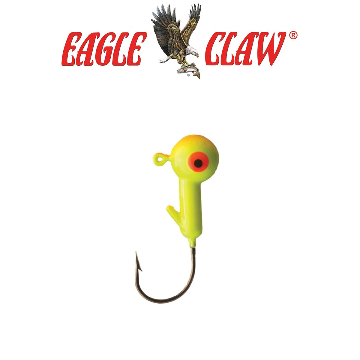 Eagle Claw Ball Head Jig Hook for Soft Plastic Baits