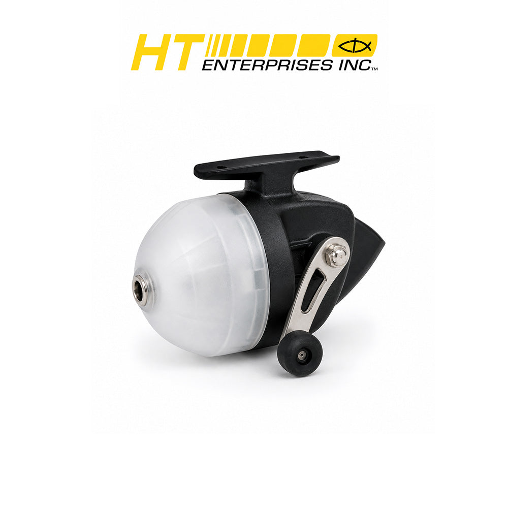 HT Neon Spincast Reels Black/Silver Cone and Assorted Colors