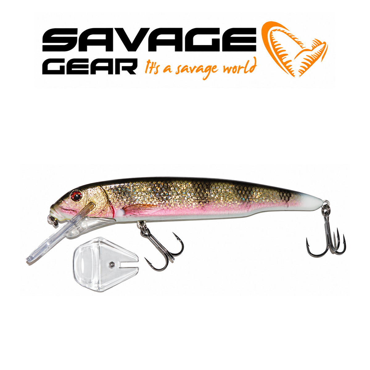 Savage Gear Sucker Flanker 11" Hard Swimbait Fishing Lure – 3 3/4 oz, 3–9 ft Diving Depth