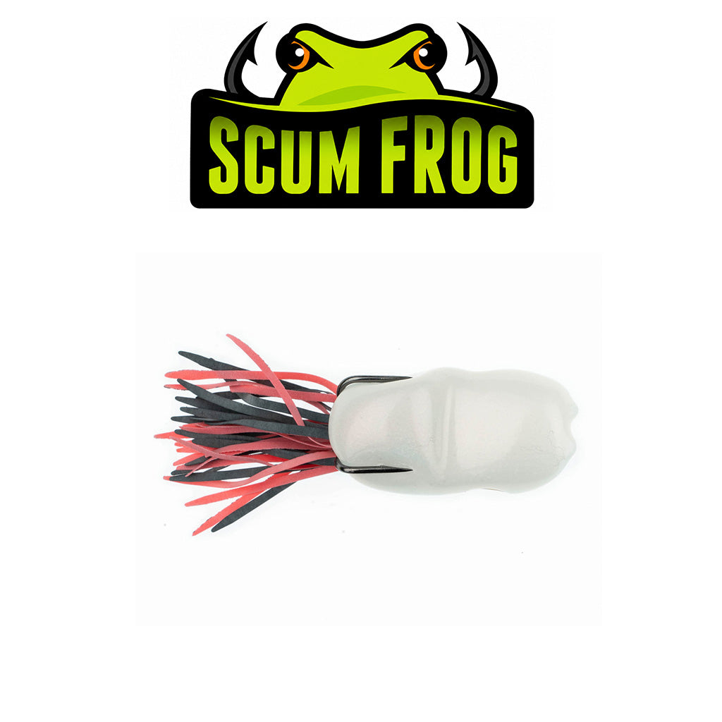 Scum Frog Fishing Popper Lure Bait with Treble Hooks
