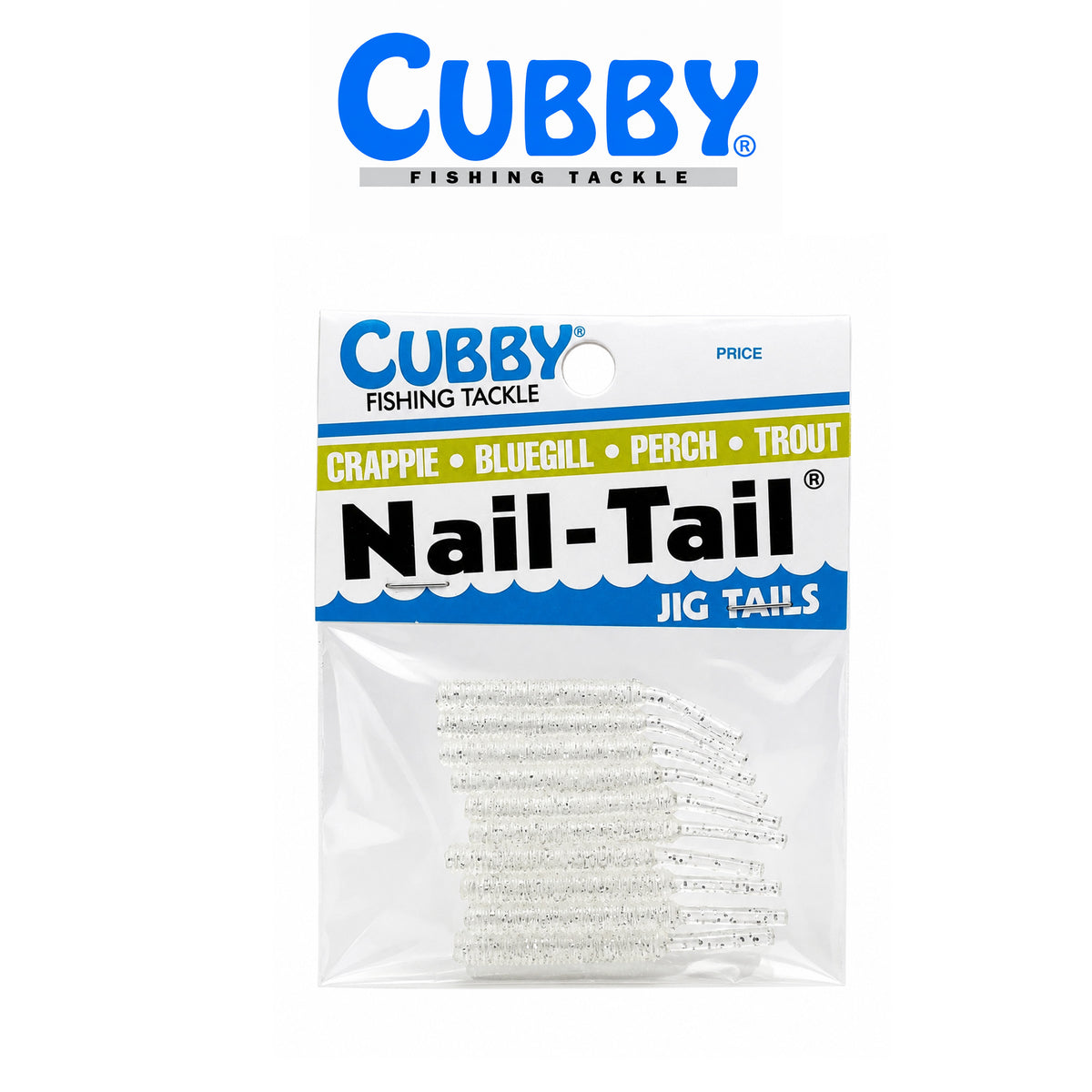 Cubby Nail Tails 1 3/4" Soft Plastic Fishing Bait 10 Pack