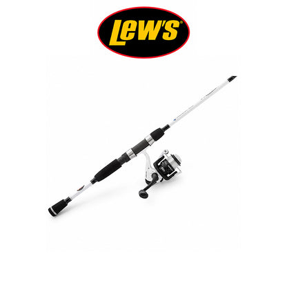 Lew’s American Hero Medium/Fast Spinning Combo 2-Piece Graphite Rod, 6’ - 7’, Reel Sizes 20/30/40, Ambidextrous