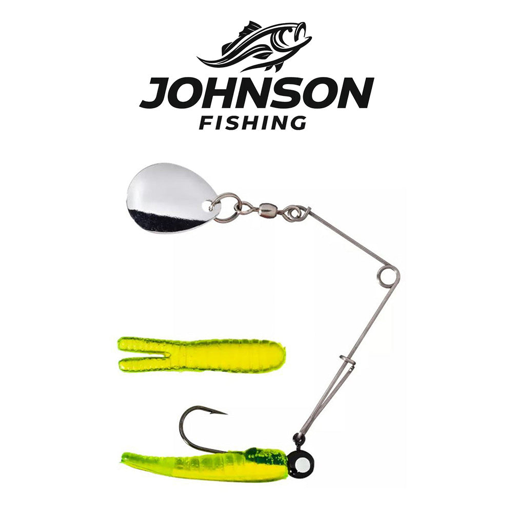 Johnson Fishing Beetle Spin Nickel 2-in-1 ¼ oz 6-Pack