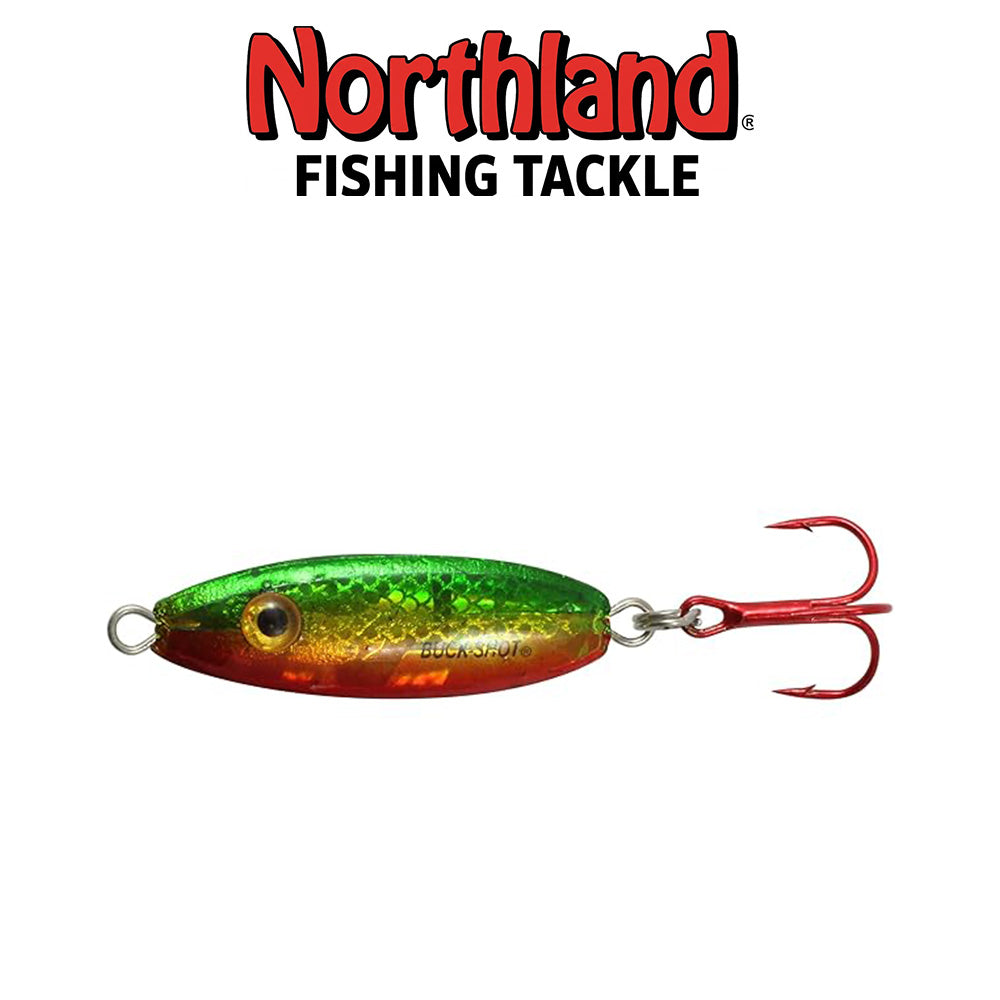 Buck-Shot Rattle Spoon Ice Fishing Lure