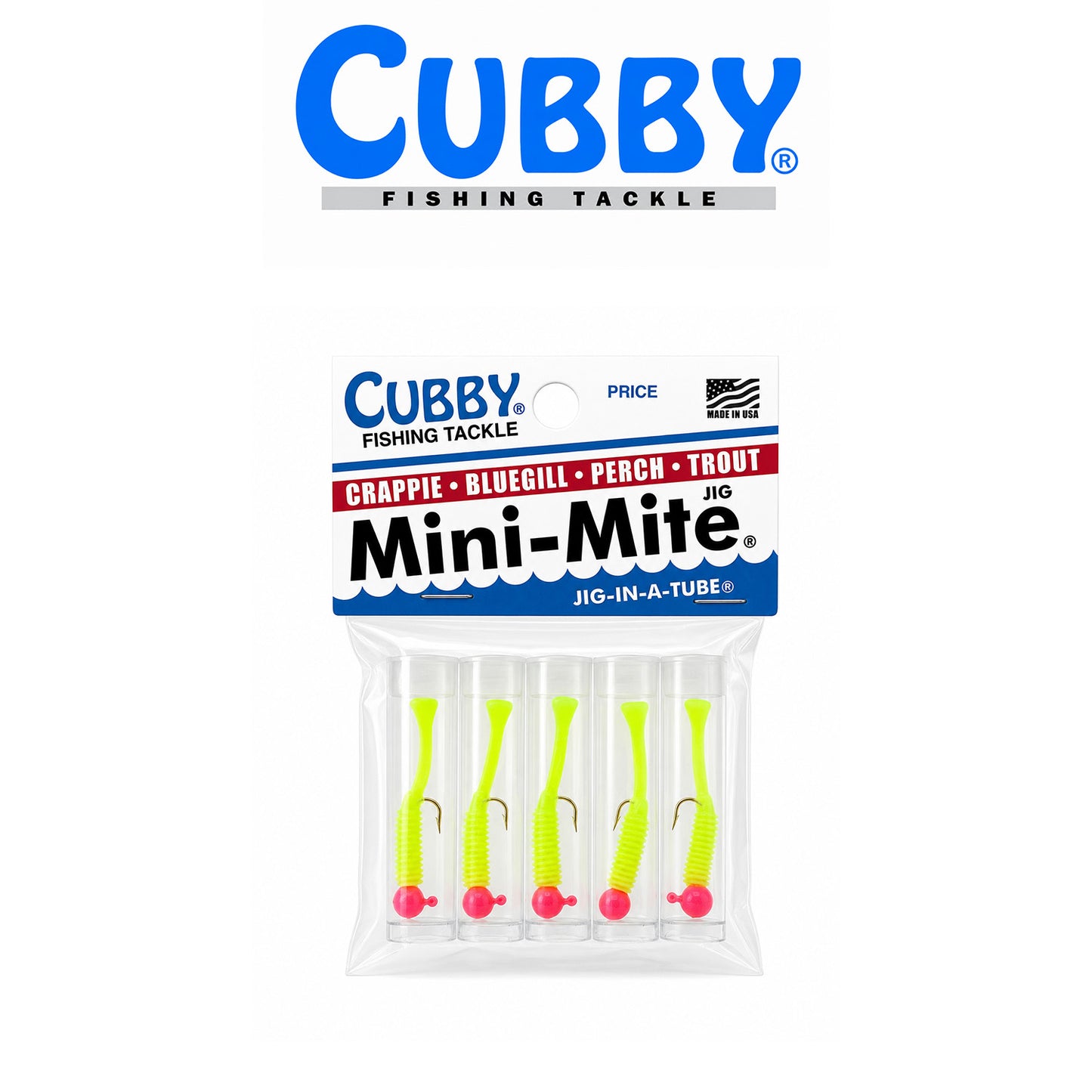 Cubby Mini-Mite Jig in a Tube 5pk 1/32 oz