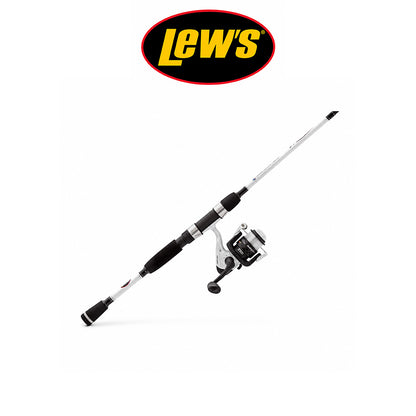Lew’s American Hero Medium/Fast Spinning Combo 2-Piece Graphite Rod, 6’ - 7’, Reel Sizes 20/30/40, Ambidextrous