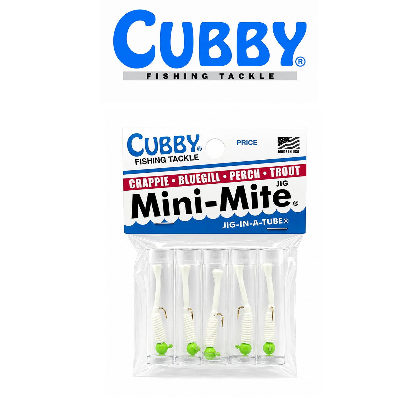 Cubby Mini-Mite Jig in a Tube 5pk 1/32 oz