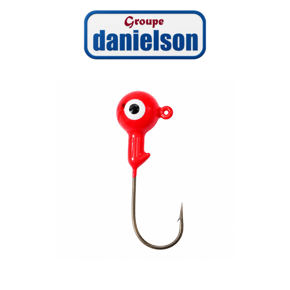Danielson Painted Lead Jig Head with Corrosion-Resistant Hook