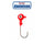 Danielson Painted Lead Jig Head with Corrosion-Resistant Hook
