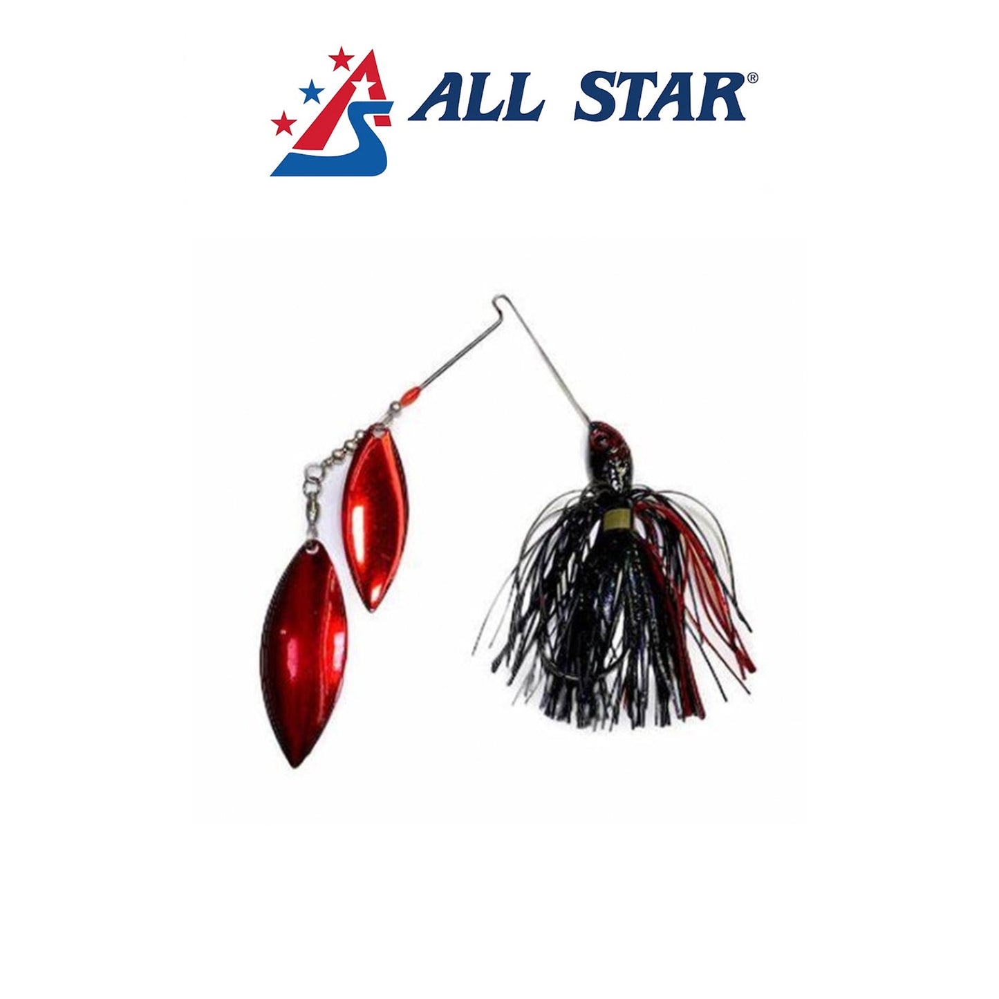 All Star Double Willow Spinner Bait 1/2 oz & 3/8 oz
