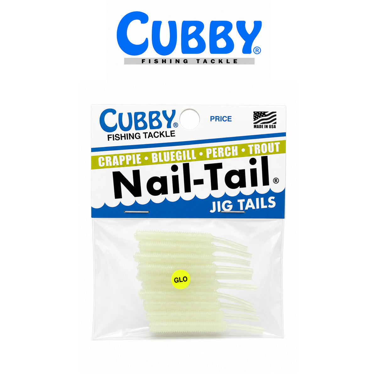 Cubby Nail Tails 1 3/4" Soft Plastic Fishing Bait 10 Pack