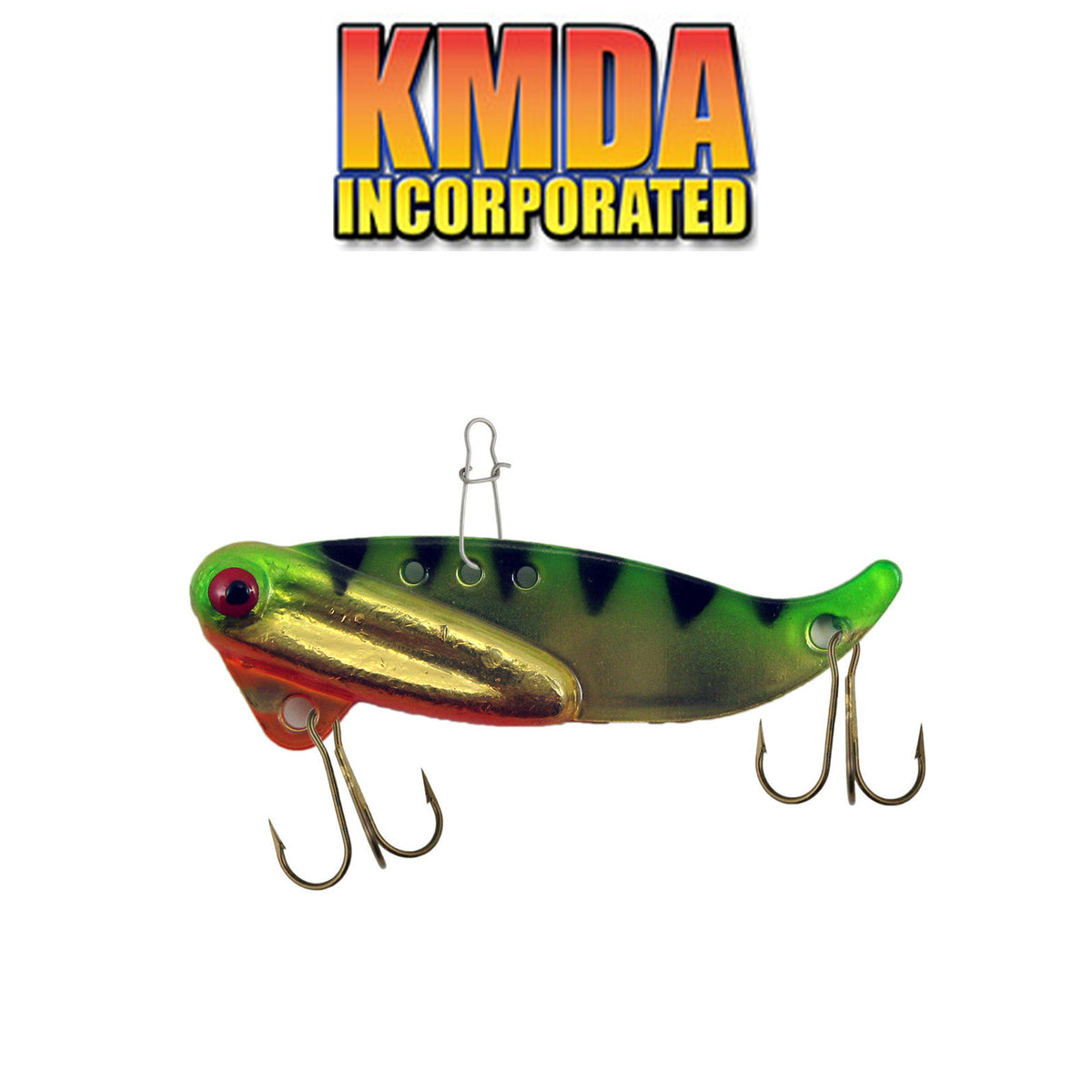 KMDA VibE 1/2 oz Premium Blade Bait – High-Vibration Flash Lure for Bass & Walleye