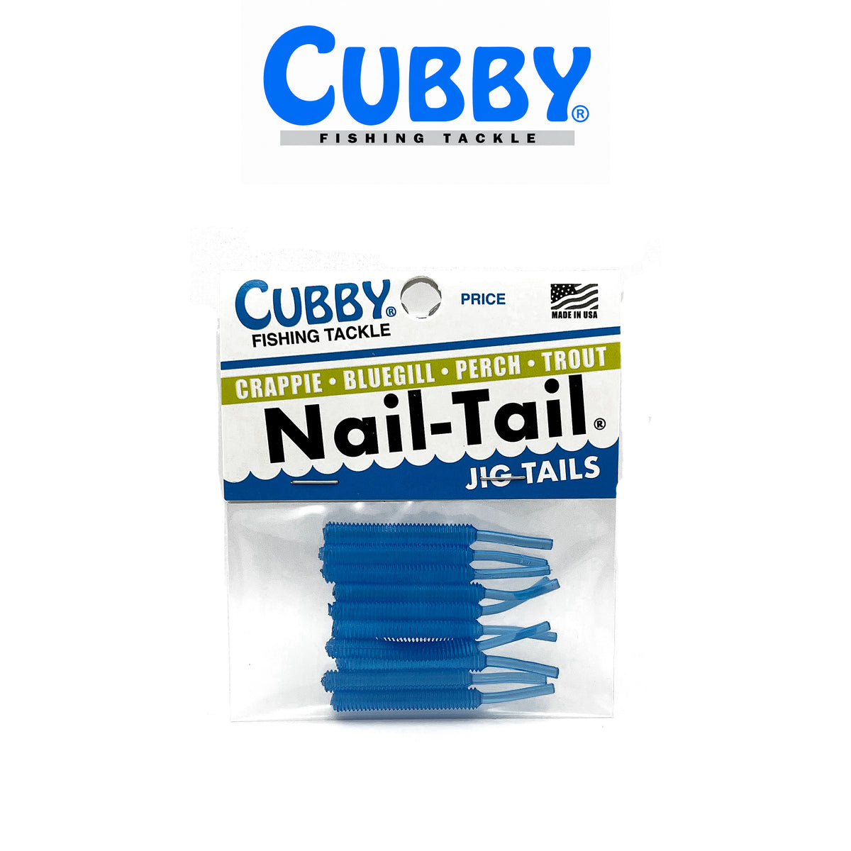 Cubby Nail Tails 1 3/4" Soft Plastic Fishing Bait 10 Pack