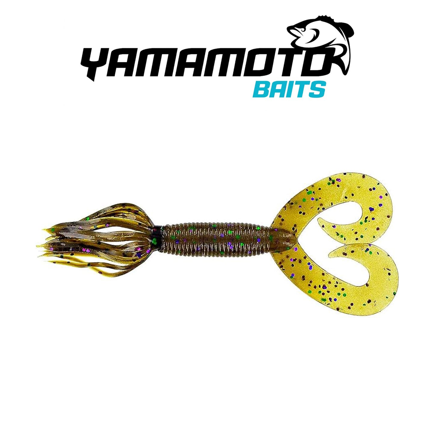Gary Yamamoto 5" Double Tail Hula Grub Soft Bait