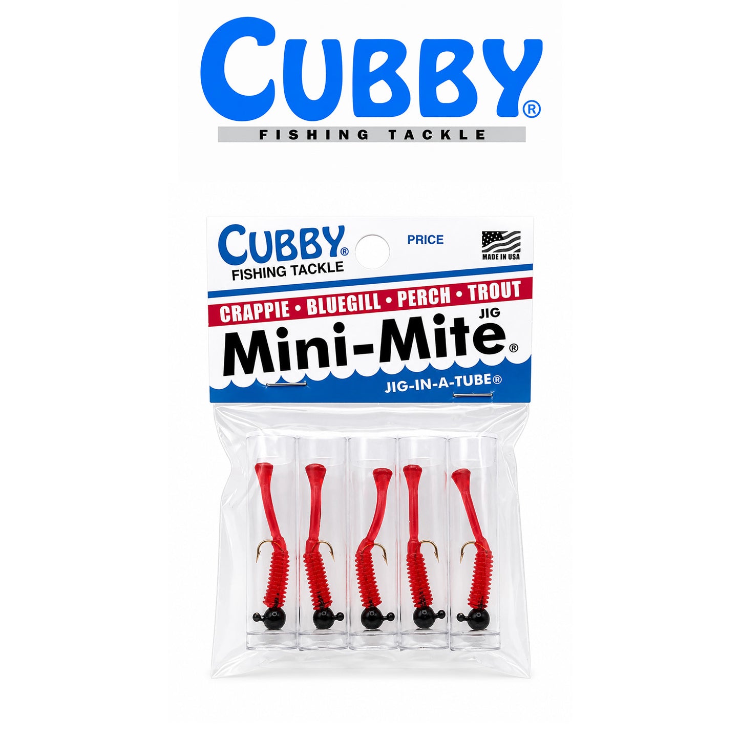 Cubby Mini-Mite Jig in a Tube 5pk 1/32 oz