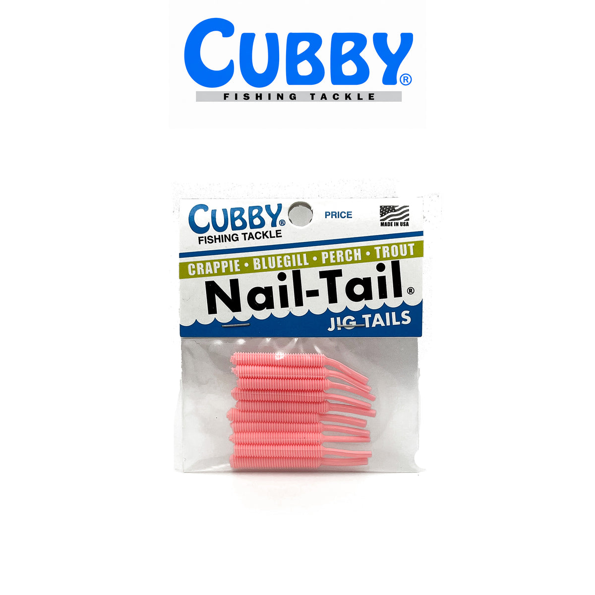Cubby Nail Tails 1 3/4" Soft Plastic Fishing Bait 10 Pack
