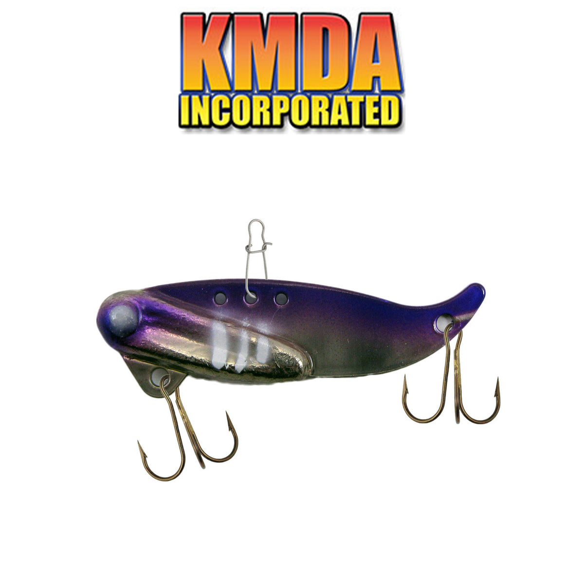 KMDA VibE Blade Bait 1/4 oz. Premium Metal Fishing Lure for Casting, Jigging & Trolling