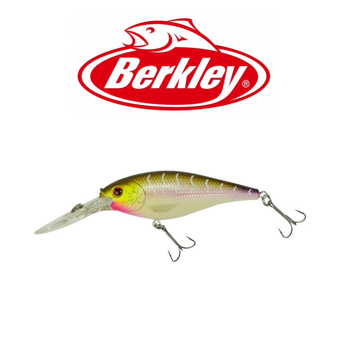 Berkley Flicker Shad FFSH5M Premium Crankbait Fishing Lure