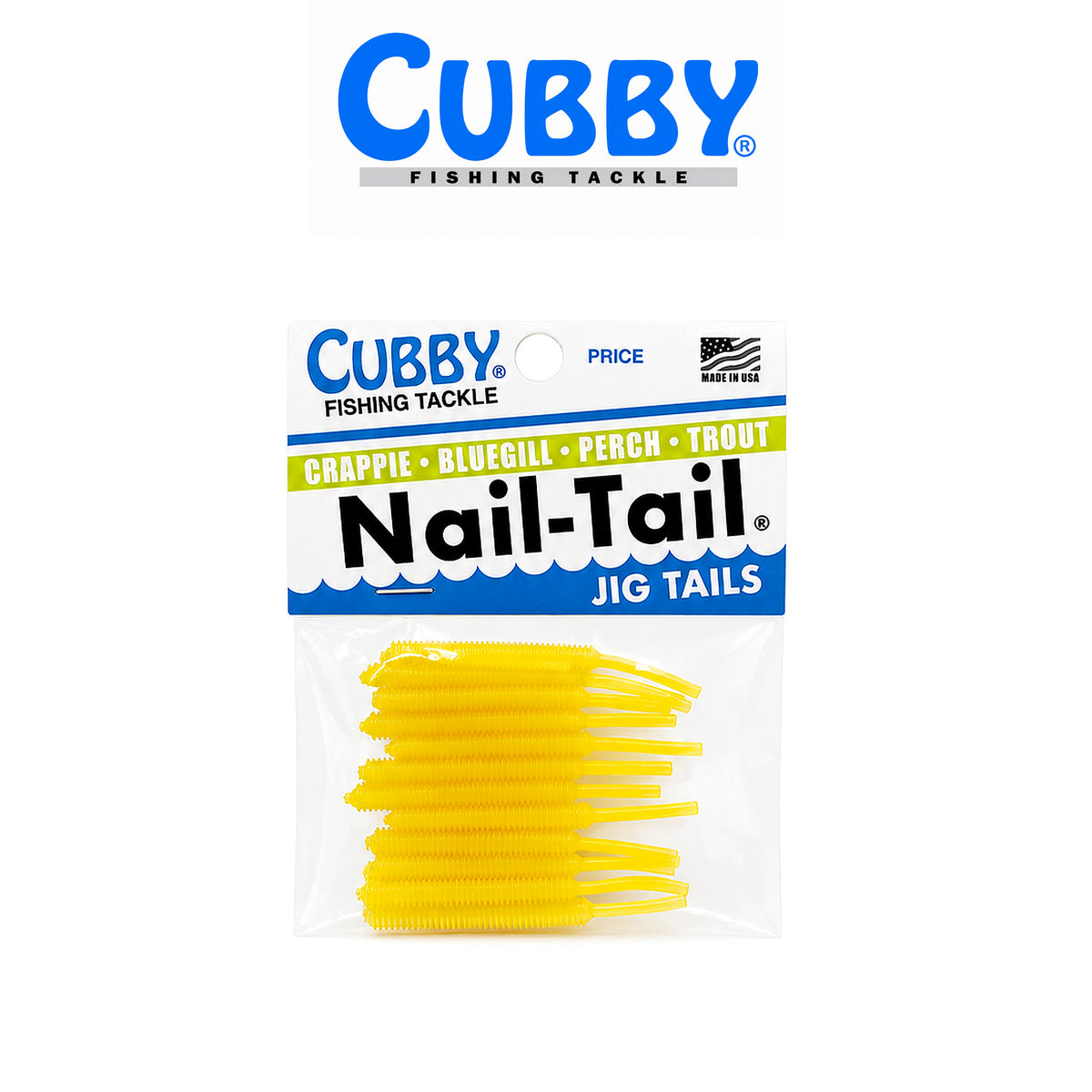 Cubby Nail Tails 1 3/4" Soft Plastic Fishing Bait 10 Pack