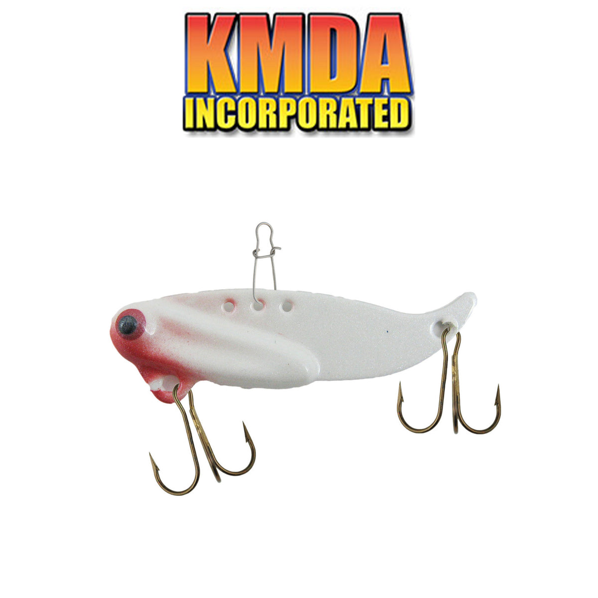 KMDA VibE 1/2 oz Premium Blade Bait – High-Vibration Flash Lure for Bass & Walleye