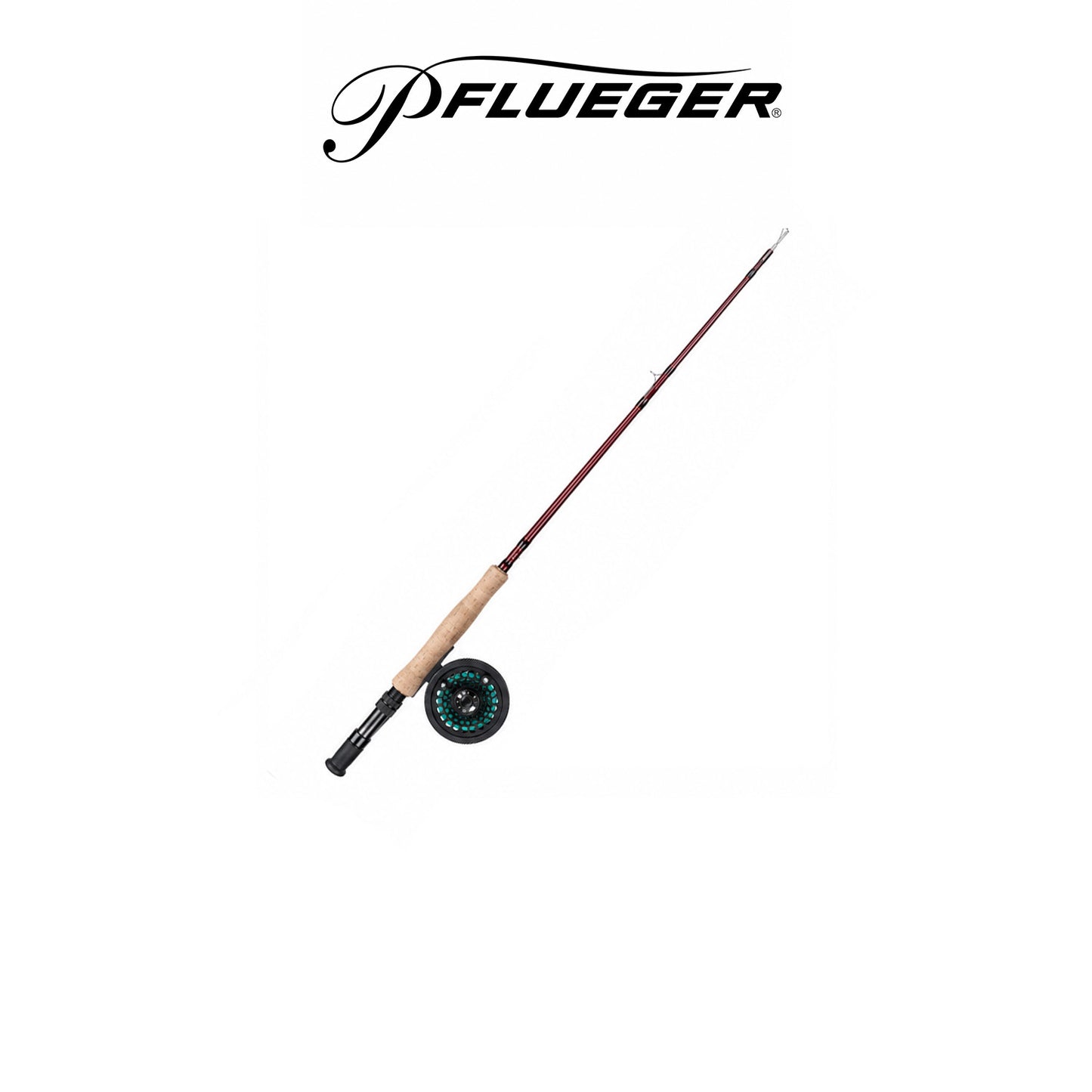 Pflueger PFYKIT Fly Fishing Rod & Reel Kit Multi 8 ft 3-Piece 5WT 1 Pack