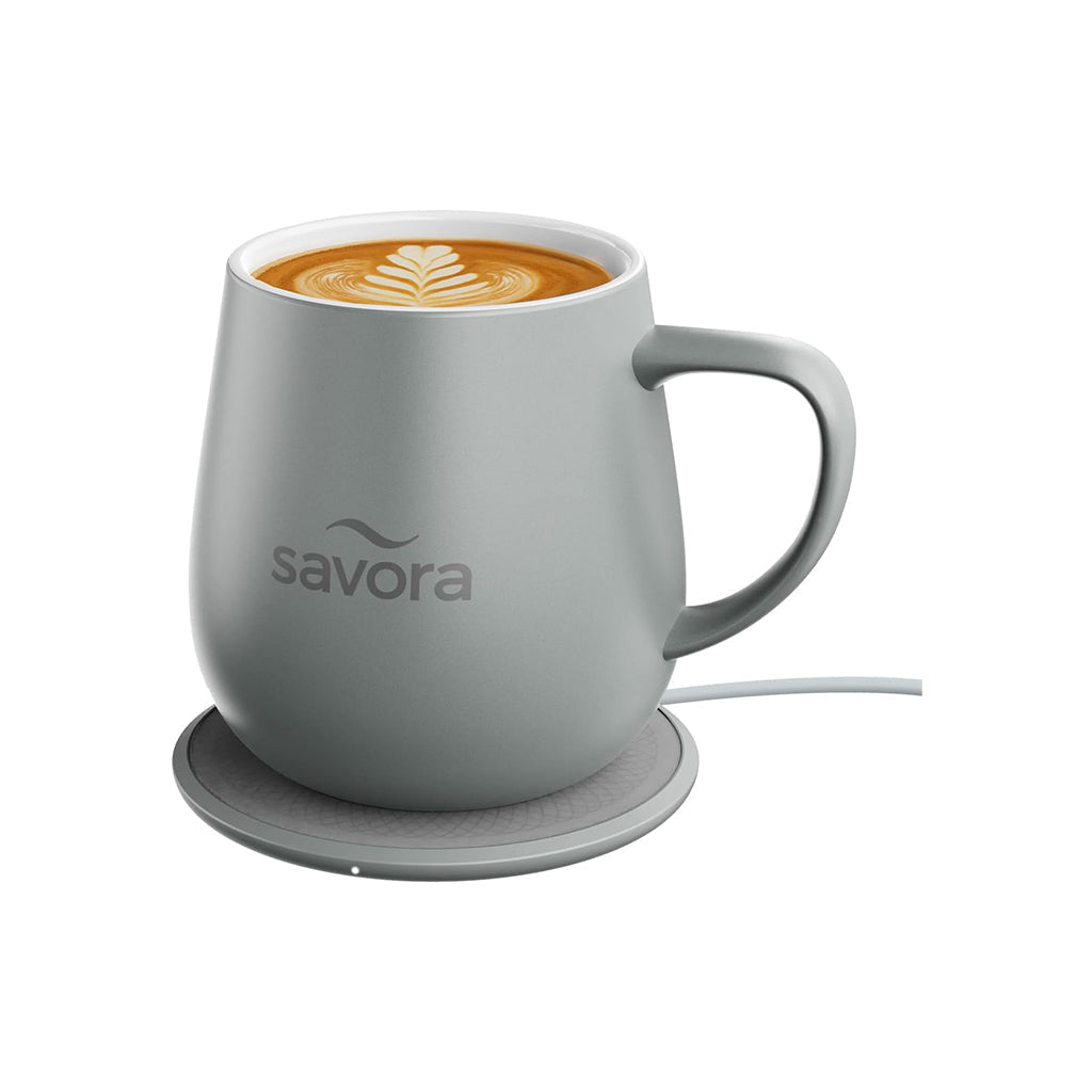 Savora IntelliHeat Heated Coffee Mug with Smart Sense Pad Multiple Color