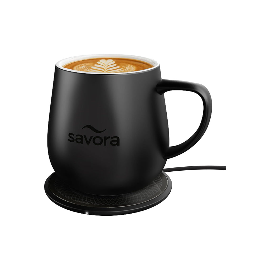 Savora IntelliHeat Heated Coffee Mug with Smart Sense Pad Multiple Color