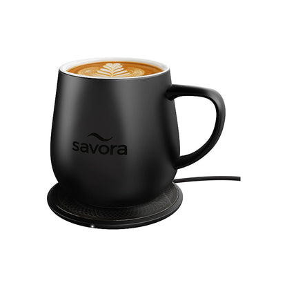 Savora IntelliHeat Heated Coffee Mug with Smart Sense Pad Multiple Color