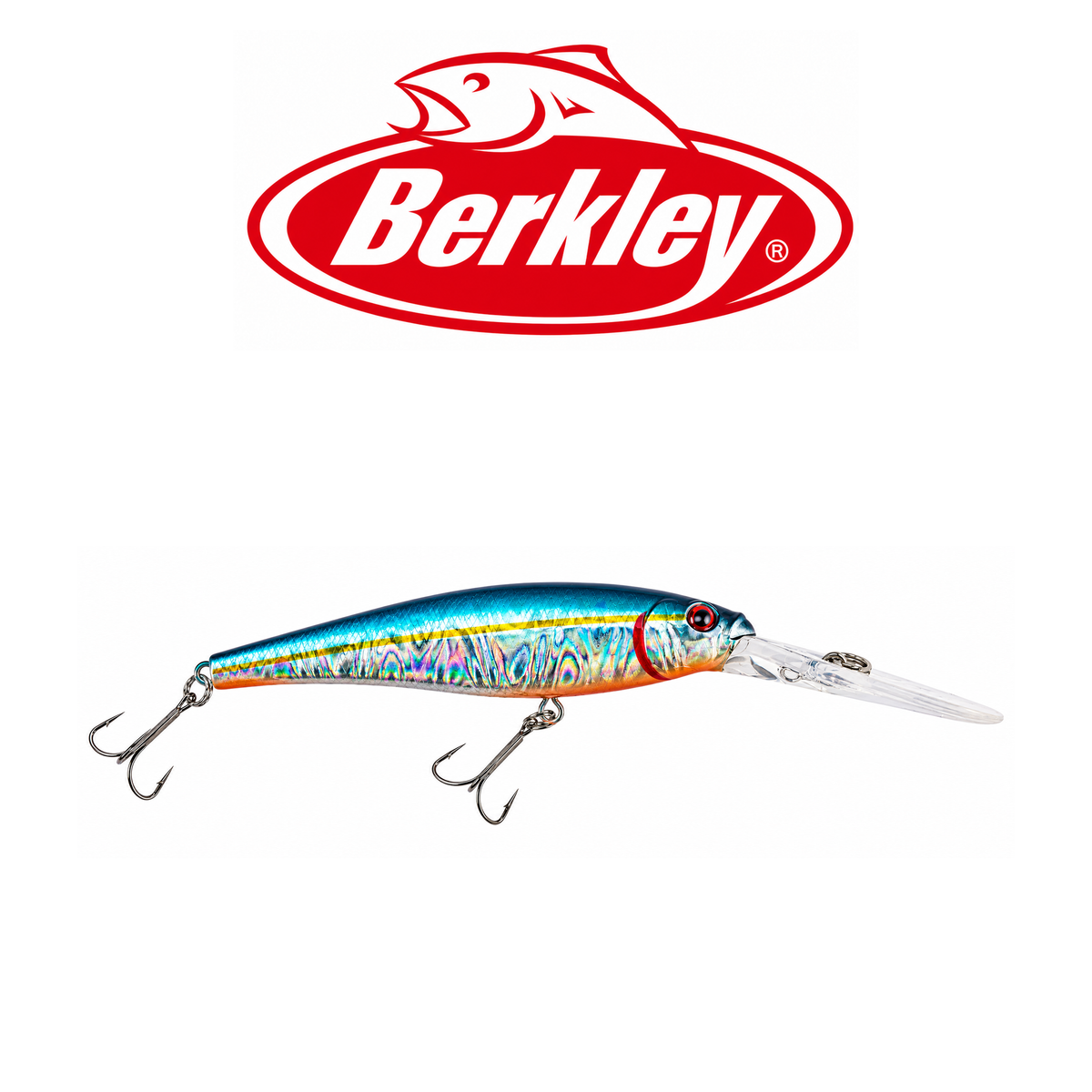 Berkley Flicker Minnow 3" 1/4 oz Diving Crankbait Fishing Lure