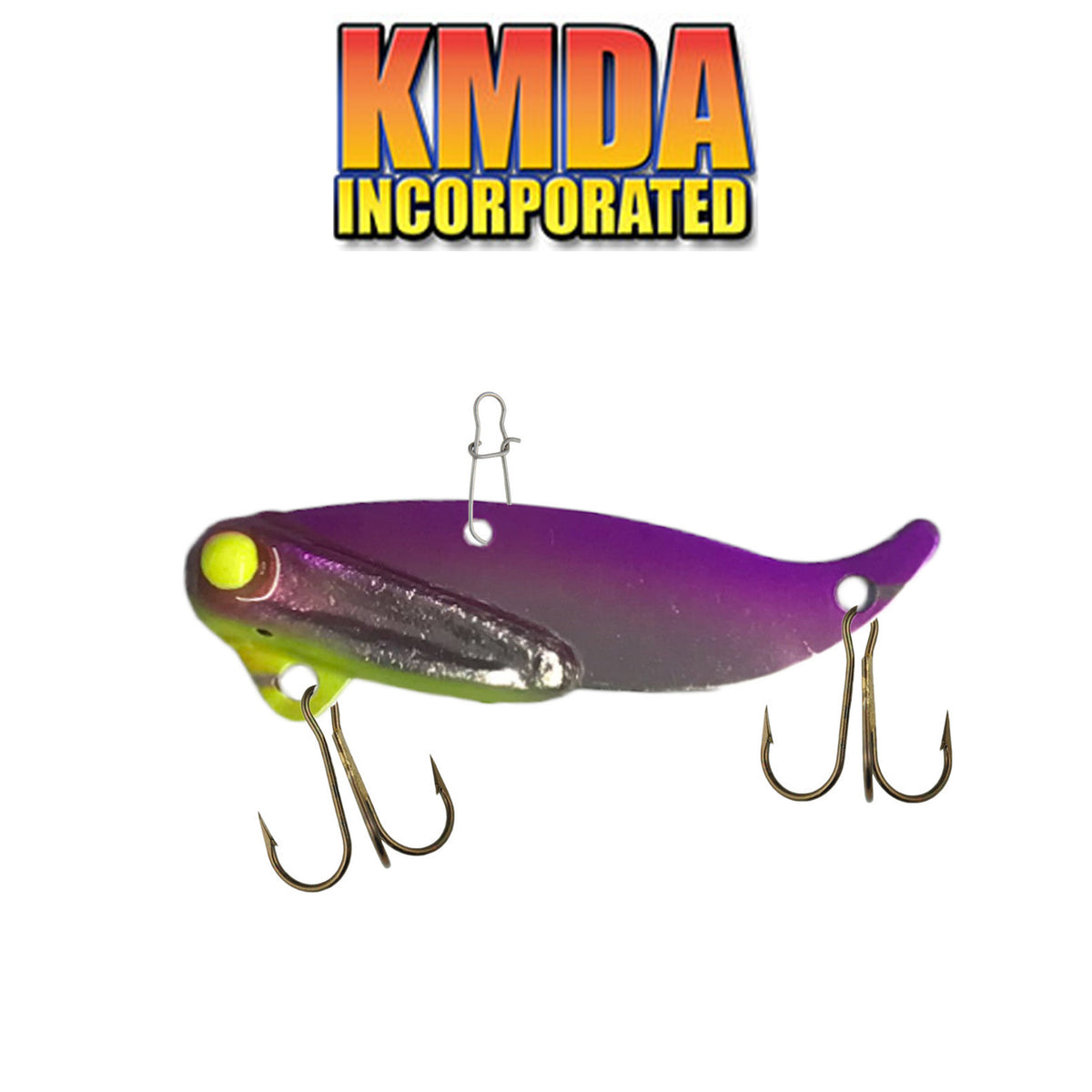 KMDA VibE 1/2 oz Premium Blade Bait – High-Vibration Flash Lure for Bass & Walleye
