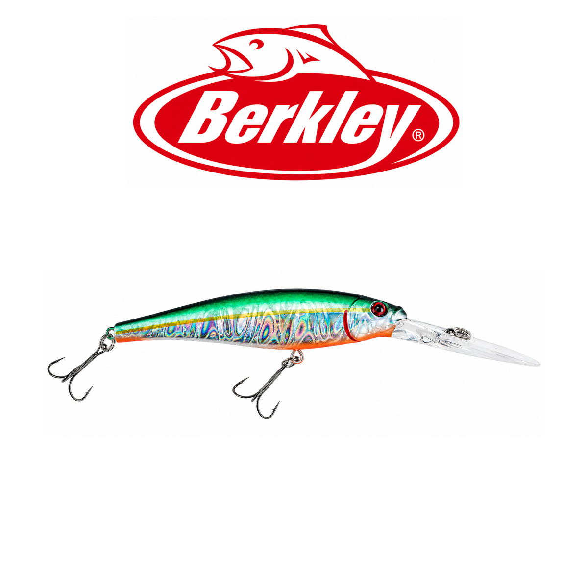 Berkley Flicker Minnow 3" 1/4 oz Diving Crankbait Fishing Lure