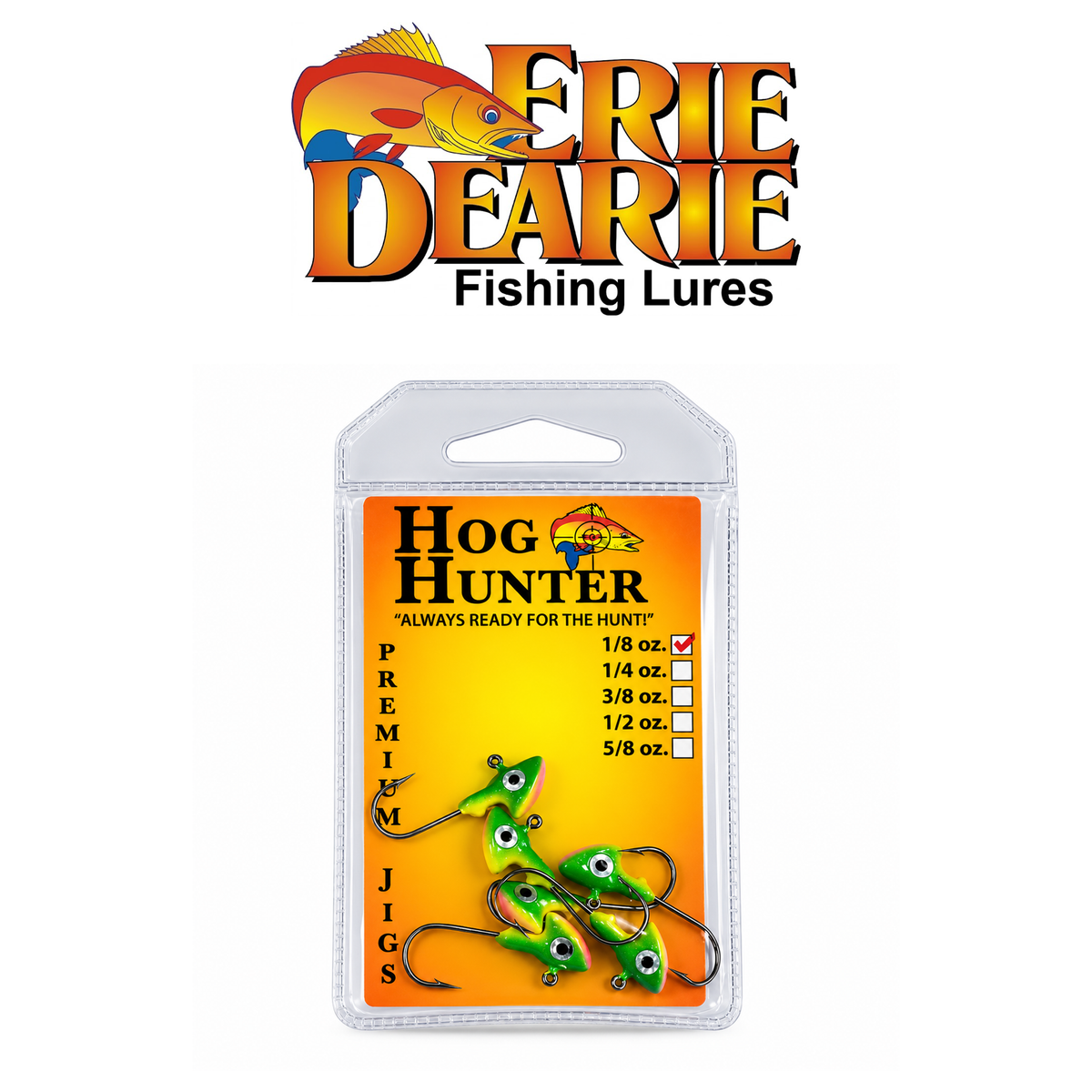 Hog Hunter Lead Fishing Jigs – Heavy-Duty Jig Heads for Freshwater Fishing