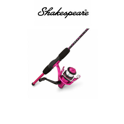 Shakespeare Amphibian™ Spinning Combo Pink Size 30 5'6" 2-Piece Medium 6-12 lb Line Rating