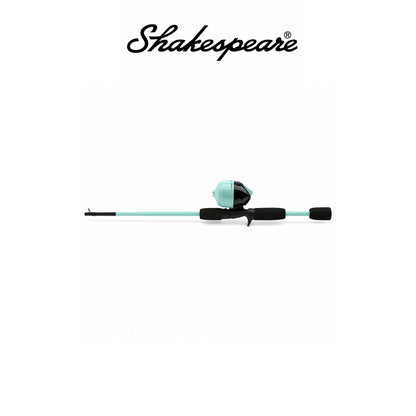 Shakespeare Reverb Spincast – Seafoam/Black 10