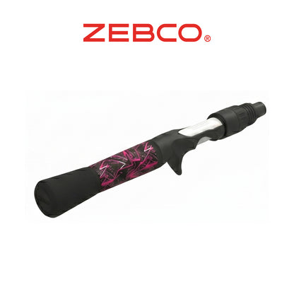 Zebco Roam Spincast Reel and Fishing Rod Combo, Pink, 6-Foot 2-Piece Ambidextrous Handed