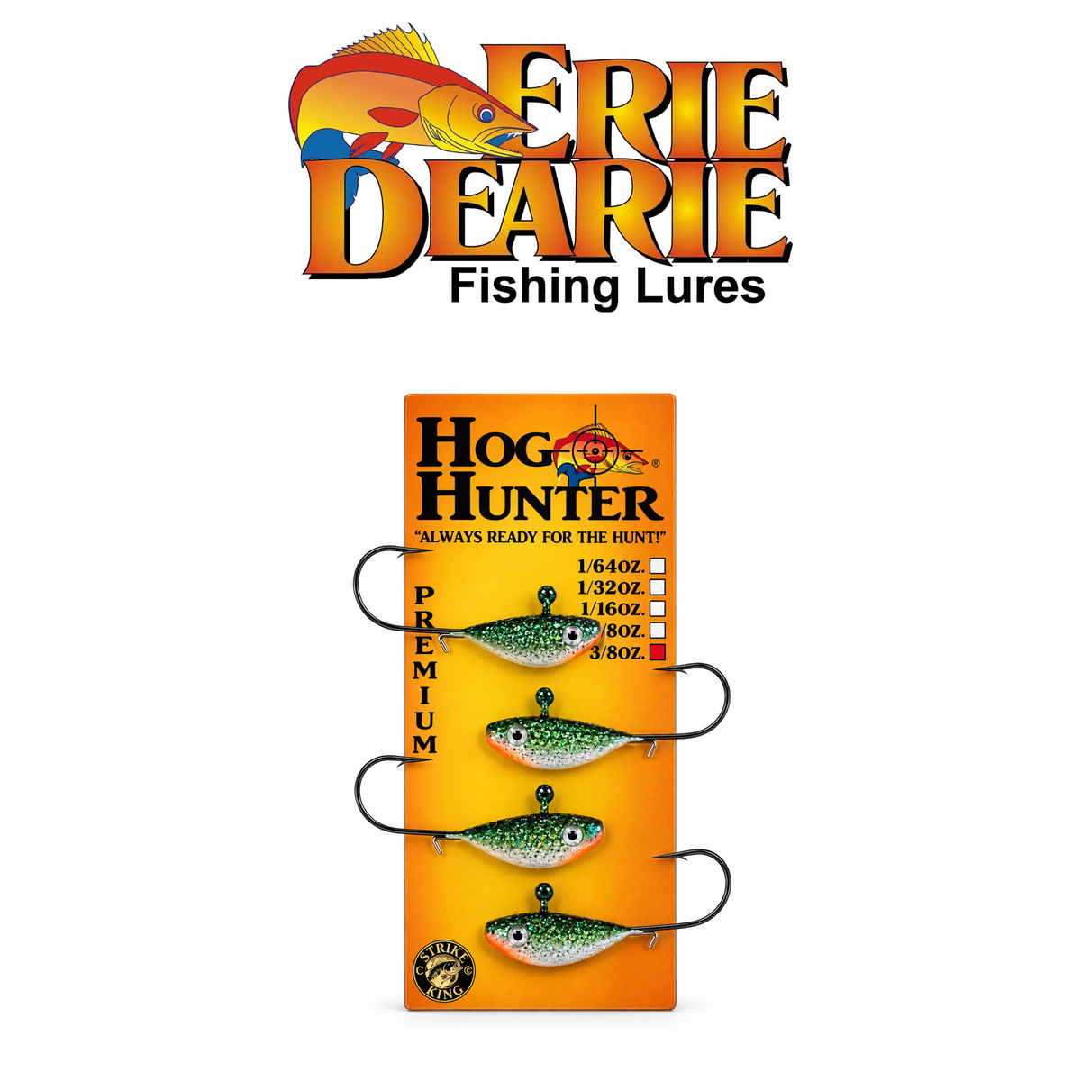Hog Hunter Lead Fishing Jigs – Heavy-Duty Jig Heads for Freshwater Fishing