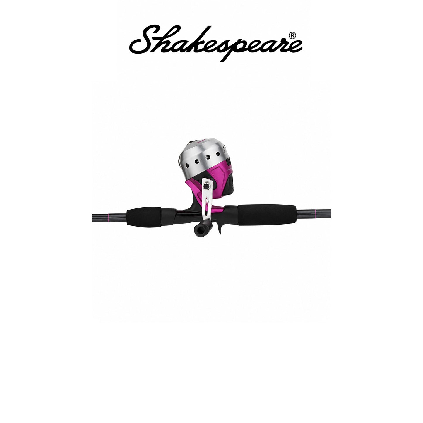 Shakespeare Ladyfish™ Spincast Combo Size 6 Right Handed 5'6" 2-Piece Medium Rod 7-12 lb Line Rating 3.0:1 Gear Ratio