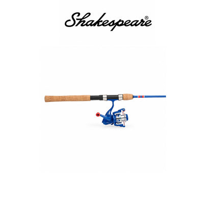 Shakespeare Contender™ 7' 2-Piece Medium Spinning Combo, Size 35 Reel, 6-12 lb Line Rating, 5.2:1 Gear Ratio, Ambidextrous