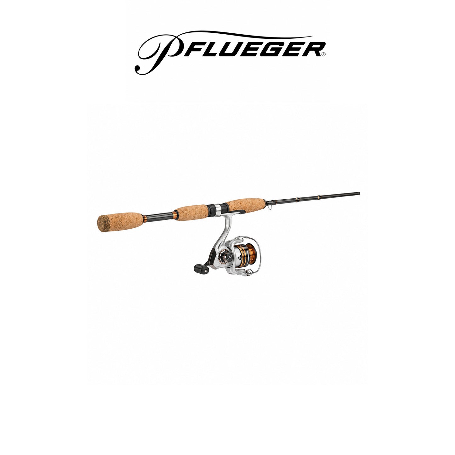 Pflueger Monarch Ambidextrous Spinning Combo Size 20/30/35 R/L 2-Piece 5'6"–7' Medium-Light/Medium 2-12lb Line Rating