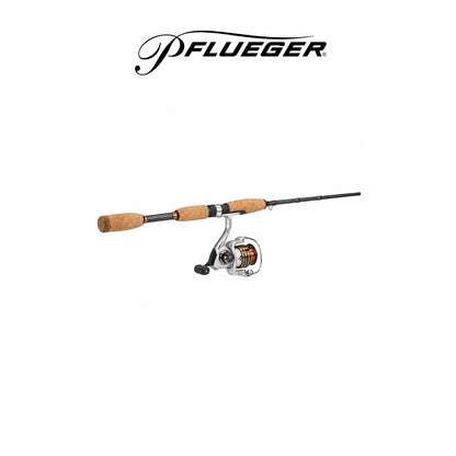 Pflueger Monarch Ambidextrous Spinning Combo Size 20/30/35 R/L 2-Piece 5'6"–7' Medium-Light/Medium 2-12lb Line Rating